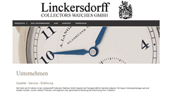 Desktop Screenshot of linckersdorff.de