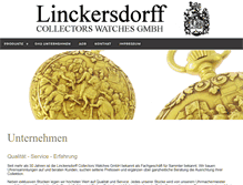 Tablet Screenshot of linckersdorff.de